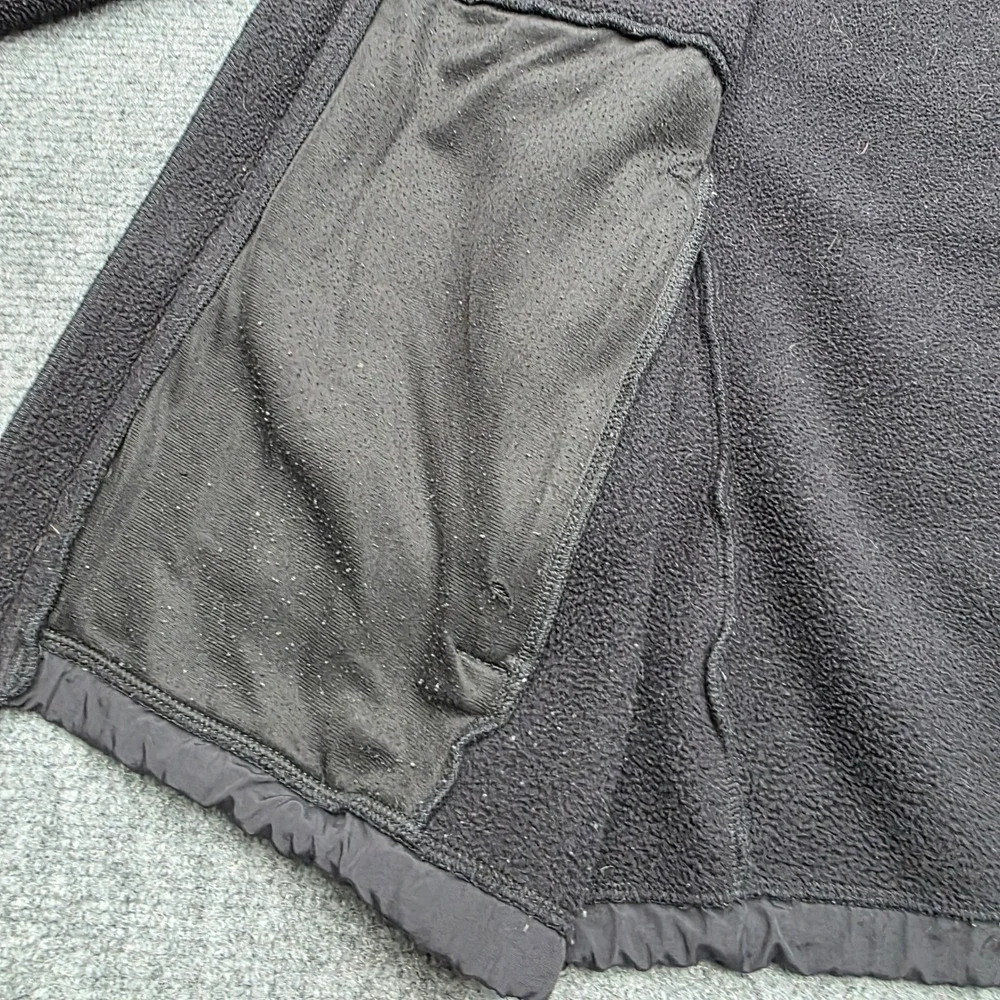The North‎ Face Denali Jacket Girls XL Black Polartec Fleece Full Zip Youth Coat